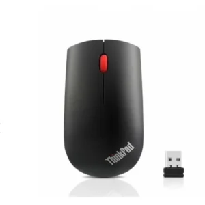 Mouse Inalámbrico Lenovo Essential – Óptico – 1200 dpi – USB – 3 Botones – Diseño Simétrico