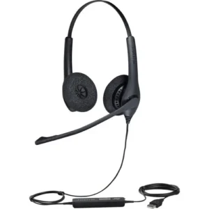 Auriculares Jabra BIZ 1500 USB – Binaurales, Supra-aurales, con Cancelación de Ruido – Cable de 2.3m