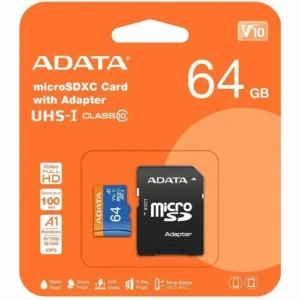 Memoria microSDXC ADATA Premier 64GB Class 10 UHS-I V10 A1