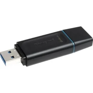 Memoria USB Kingston DataTraveler Exodia DTX 64GB USB 3.2 Negro y Verde Azulado