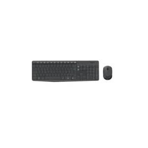 Combo Teclado y Ratón Inalámbrico Logitech MK235 Negro USB RF QWERTY