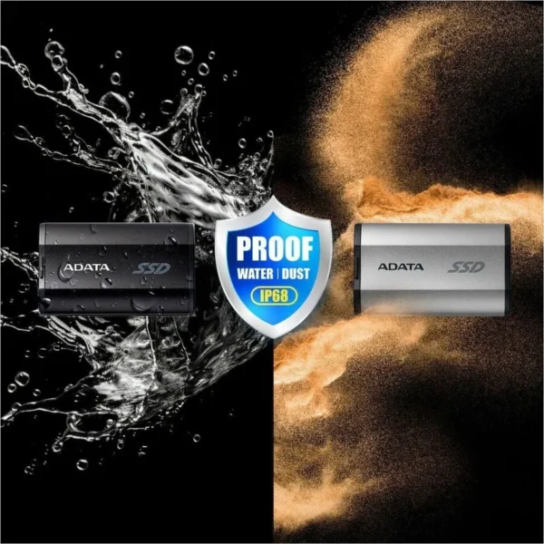 Disco SSD Externo ADATA SD810 2TB USB-C Negro para Consolas y PC - Imagen 2