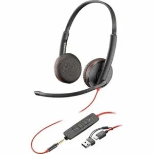 Auriculares con Cancelación de Ruido Poly BW 3225 USB-C HS + USB-C/A
