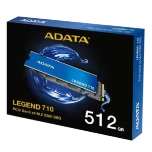 SSD ADATA LEGEND 710 512GB NVMe M.2 - Velocidad PCIe Gen3 para Creativos Exigentes - Imagen 1