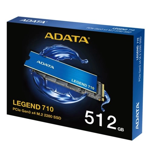 SSD ADATA LEGEND 710 512GB NVMe M.2 - Velocidad PCIe Gen3 para Creativos Exigentes - Imagen 1