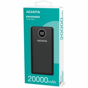 Power Bank ADATA P20000QCD 20000mAh - Carga Rápida QC3.0 para Smartphones y Tablets - Imagen 1