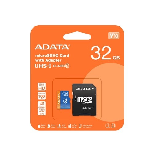 Adata Premier microSDHC 32GB Clase 10 UHS-I - Ultrarrápida para Móviles y Tablets - Imagen 1