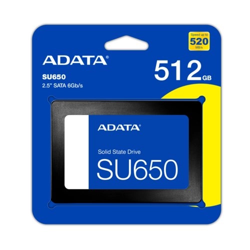 SSD Adata Ultimate SU650 512GB SATA III - Actualiza tu PC con velocidad profesional - Imagen 1