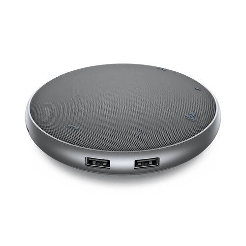 Dell MH3021P Altavoz Manos Libres con Adaptador Multipuerto USB-C Plateado - Conectividad y audio profesional en un solo dispositivo - Imagen 3