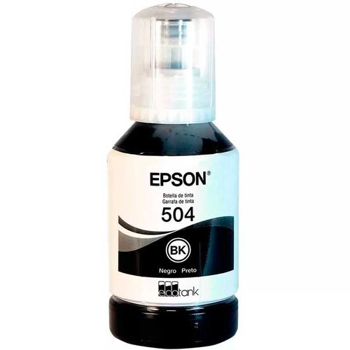 Tinta Original Epson T504120-AL Negra 70ml - Rendimiento 7,500 páginas para L4150/L4160 - Imagen 1
