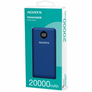 Power Bank ADATA P20000QCD 20000mAh Carga Rápida QC 3.0 + PD Azul - Imagen 1